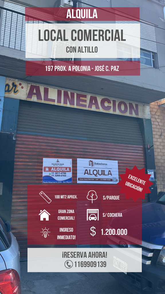 Local con altillo!