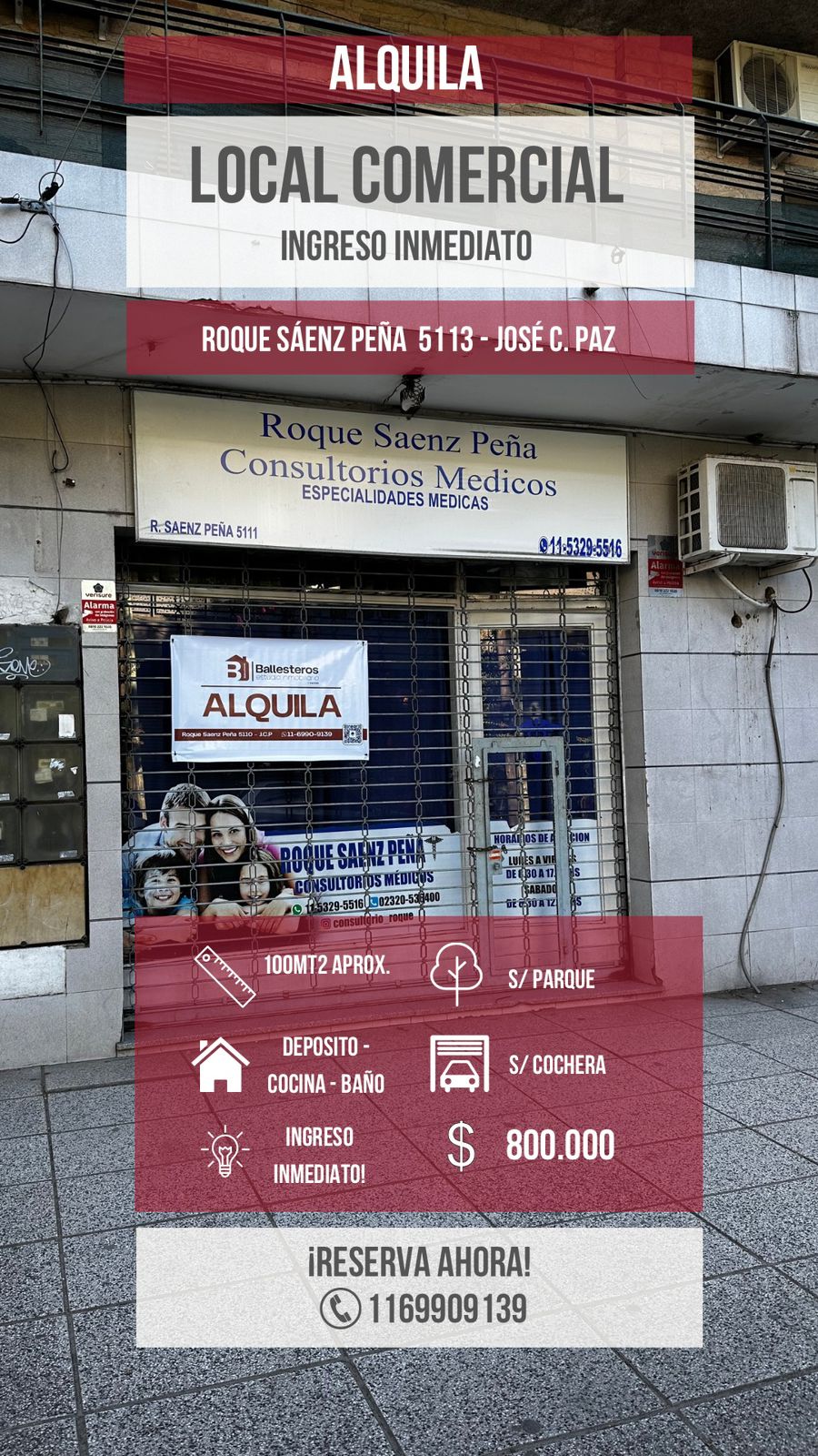 LOCAL COMERCIAL EN ALQUILER